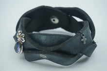 Load image into Gallery viewer, Hand Made, Silver Charms Leather Bracelets - Caliculturesmokeshop.com