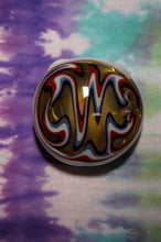 Load image into Gallery viewer, Wig wag Glass Pendant with heavy gold fumer - Caliculturesmokeshop.com