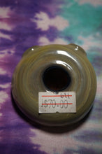 Load image into Gallery viewer, Wig wag Glass Pendant with heavy gold fumer - Caliculturesmokeshop.com