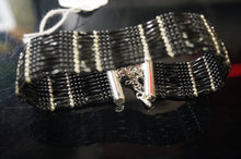 Load image into Gallery viewer, Black/Silver Glass Beaded Bracelet - Caliculturesmokeshop.com