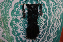 Load image into Gallery viewer, Pure Black Macrame Wall Hanger - ohiohippiessmokeshop.com
