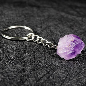 amethyst key chain