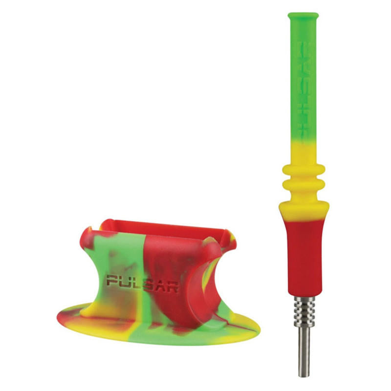 Silicone nectar collector with base