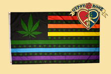 Load image into Gallery viewer, Variety of Groovy, Hippie, Rainbow, Flags - Caliculturesmokeshop.com
