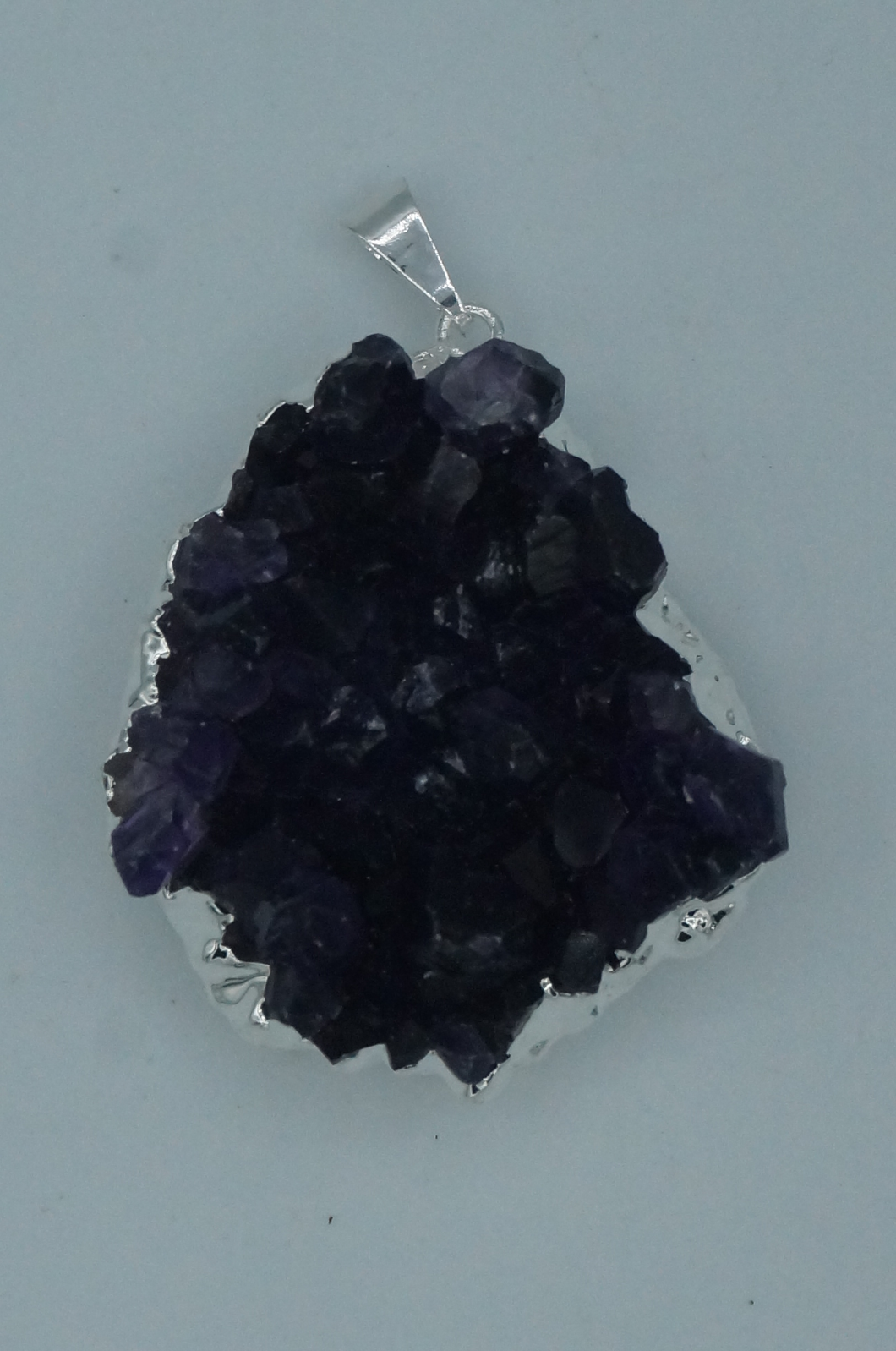 Amethyst Cluster Necklace - ohiohippiessmokeshop.com