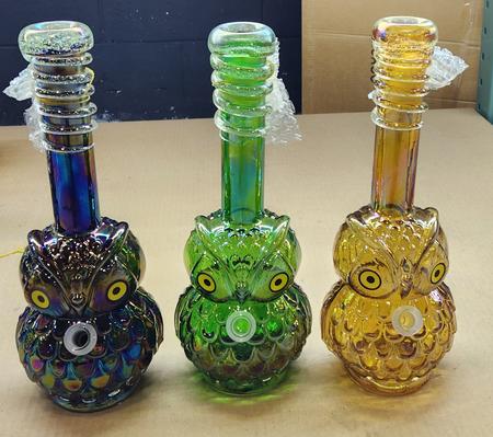 Owl Water Pipe - Ohiohippies.com