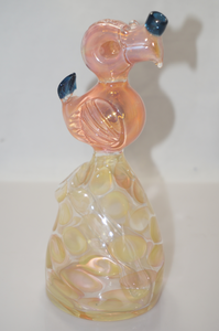 Pink Parrot American Glass Pipe