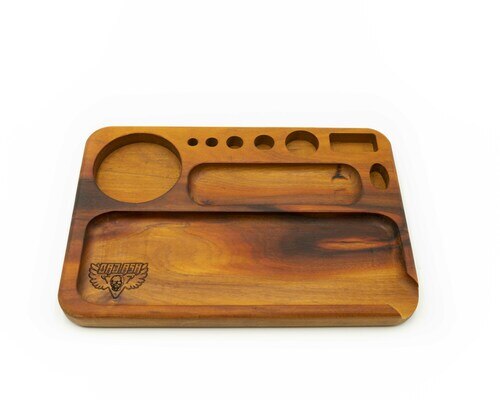Bad Ash Rolling Wood Tray Accessories - Caliculturesmokeshop.com