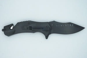 Folded Knife with Window Breaker and Rope Cutter - ohiohippiessmokeshop.com