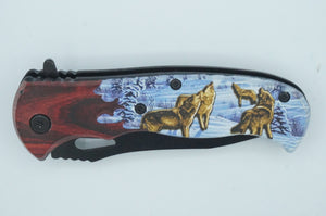 Pocket Knifes with Animal Art - ohiohippiessmokeshop.com