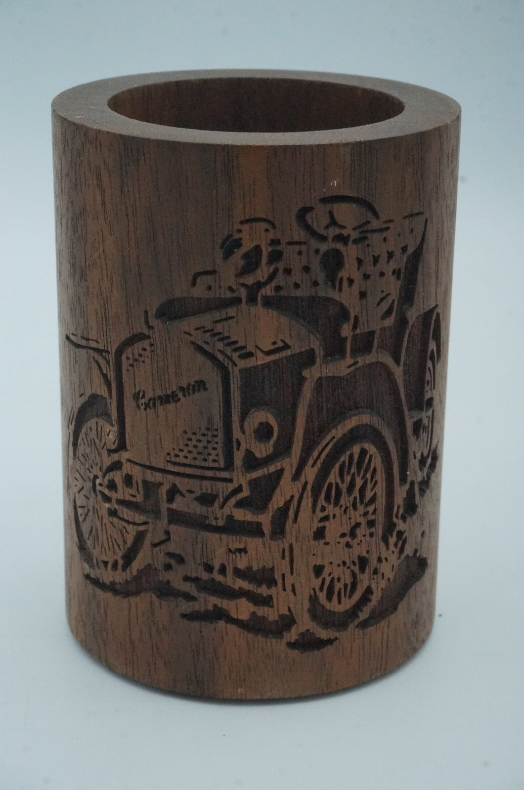 Laser Engraved Pen/Pencil Wood Container - ohiohippiessmokeshop.com