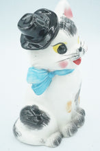 Load image into Gallery viewer, Vintage Black Hat Cat Piggy Bank - ohiohippiessmokeshop.com
