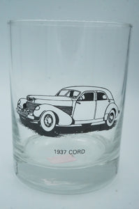 Vintage 1937 Cord Glass Cup - ohiohippiessmokeshop.com