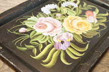 Load image into Gallery viewer, Vintage Flower Art Server TV Dinner Tray - ohiohippiessmokeshop.com

