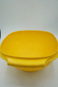 Tupperware Mid-Century Yellow Container with no Lid - ohiohippiessmokeshop.com