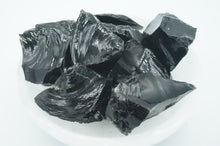 Load image into Gallery viewer, Black Obsidian Chuck/Raw Gemstone - ohiohippiessmokeshop.com
