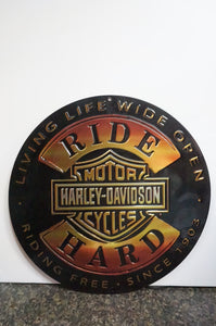 Harley Davidson Metal Sign - Ohiohippies.com