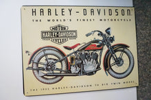 Load image into Gallery viewer, 2001 Harley Davidson metal wall art- ohiohippie.com
