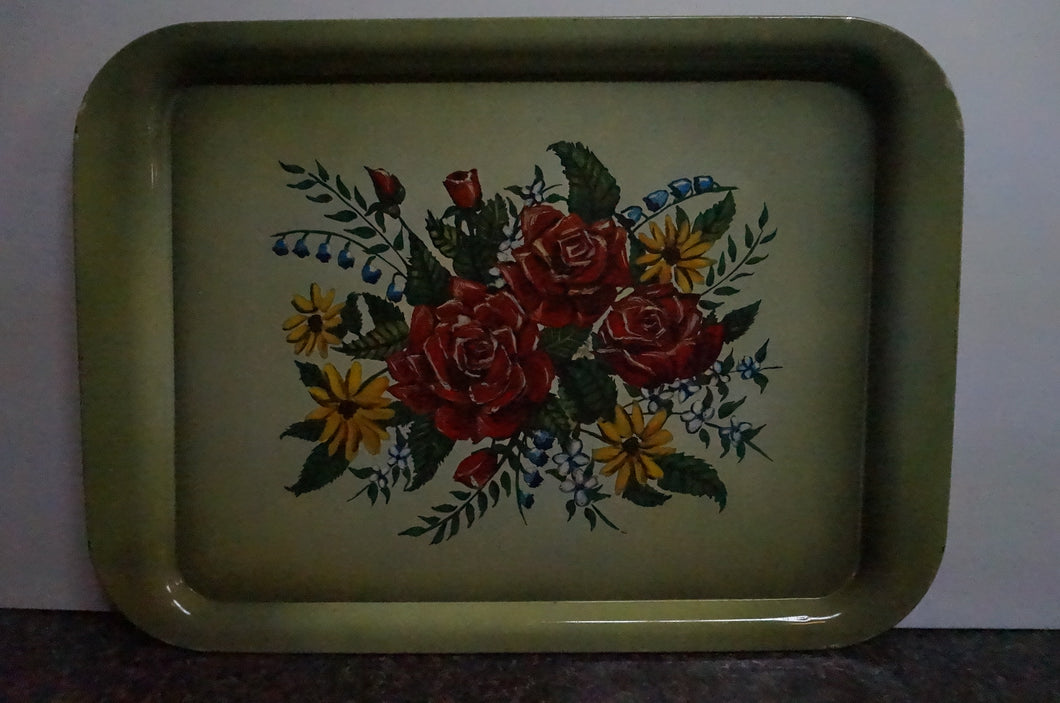 Green Antique Flower Tray- Ohiohippies.com