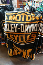 Load image into Gallery viewer, Harley-Davidson king-sized blanket- ohiohippies.com

