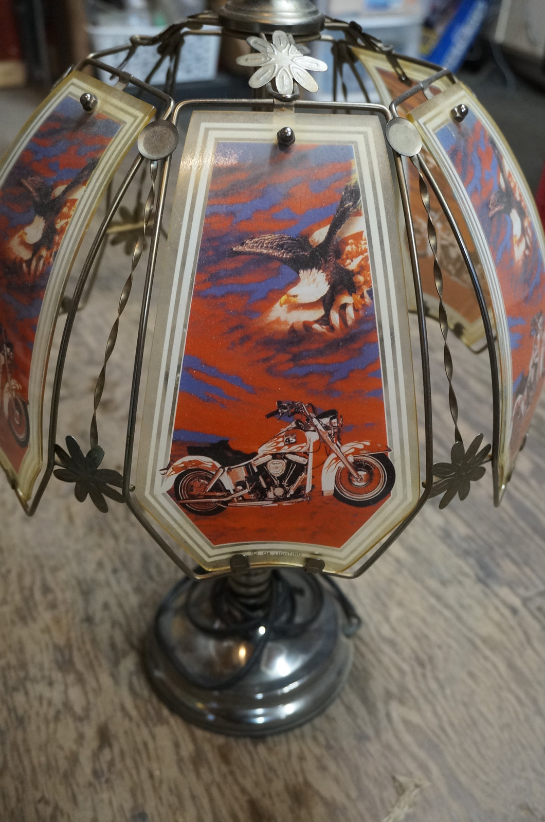 Harley-Davidson motorcycle lamp- ohiohippies.com