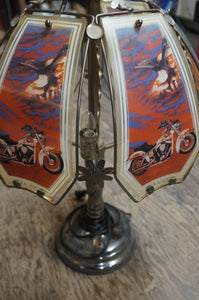 Harley-Davidson motorcycle lamp- ohiohippies.com