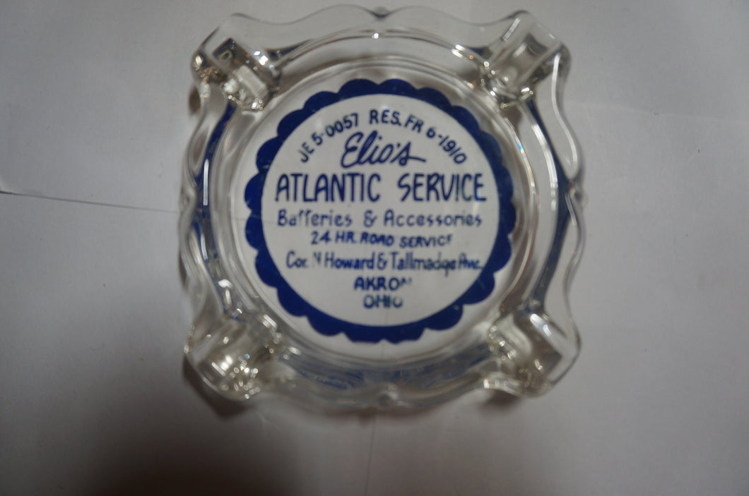 Elio's Atlantic Service ashtray- ohiohippies.com