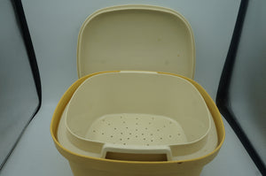 vintage Tupperware 3-piece veggie steamer- ohiohippies.com