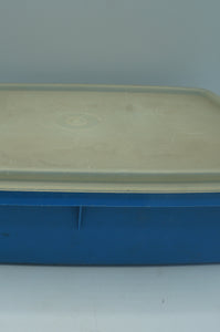 vintage Tupperware Stow-N-Go divided storage container- ohiohippies.com
