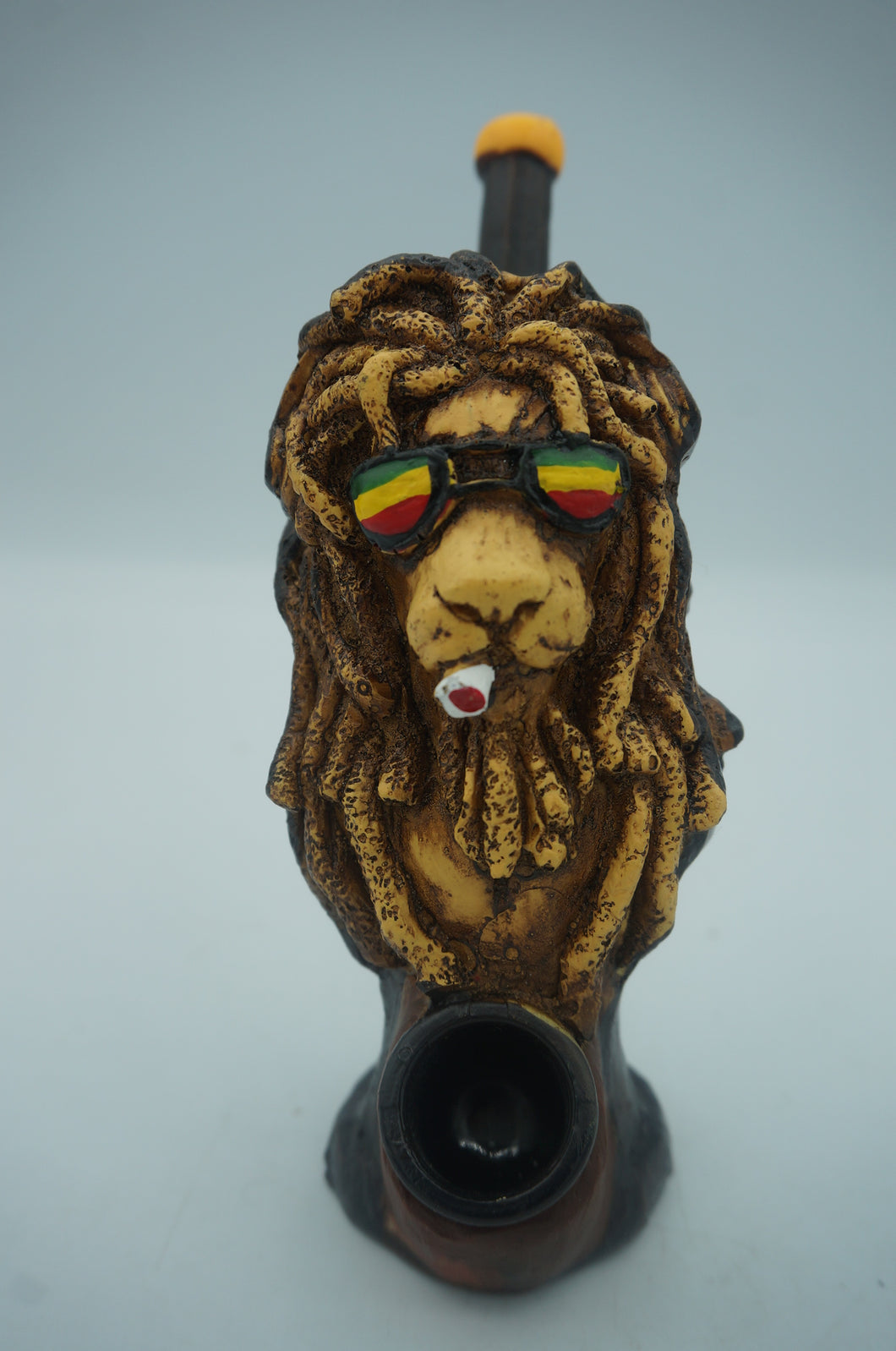 Rasta lion pipe- ohiohippies.com