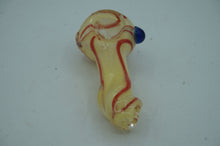 Load image into Gallery viewer, cream and red spiral pipe- ohiohippies.com
