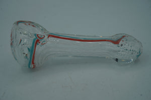 striped clear pipe- ohiohippies.com