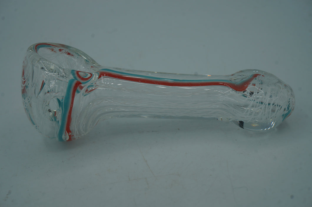 striped clear pipe- ohiohippies.com