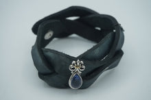 Load image into Gallery viewer, Hand Made, Silver Charms Leather Bracelets - Caliculturesmokeshop.com
