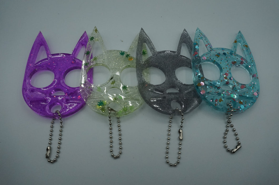 12 Count GlitterBomb Pretty Kitty Keychains - Ohiohippies.com