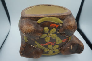 California Originals Pottery Turtle Cookie Jar 1960's - ohiohippies.com
