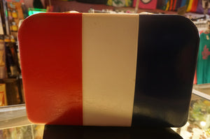 Vintage Large Hand Bag, Red, White, and Blue - ohiohippes.com