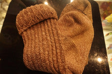 Load image into Gallery viewer, Large Brown Long Warm Socks - ohiohippies.com
