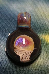 Color-full Jelly Fish 5 Glass Pendant - Caliculturesmokeshop.com