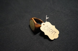 Spiral wooden Ring, Size 6 1/2 - Caliculturesmokeshop.com