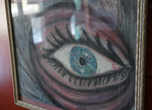 The Seeing Eyeball Wood Frame