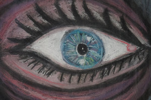 The Seeing Eyeball Wood Frame