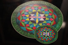 Load image into Gallery viewer, Heart Torus Portal Sacred Geometry Waterproof Stickers - Caliculturesmokeshop.com
