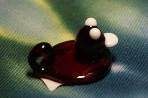 Red Blaze Duck Glass Pendant - Caliculturesmokeshop.com
