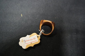 Spiral wooden Ring, Size 6 1/2 - Caliculturesmokeshop.com